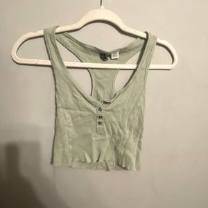 Sage green crop top!